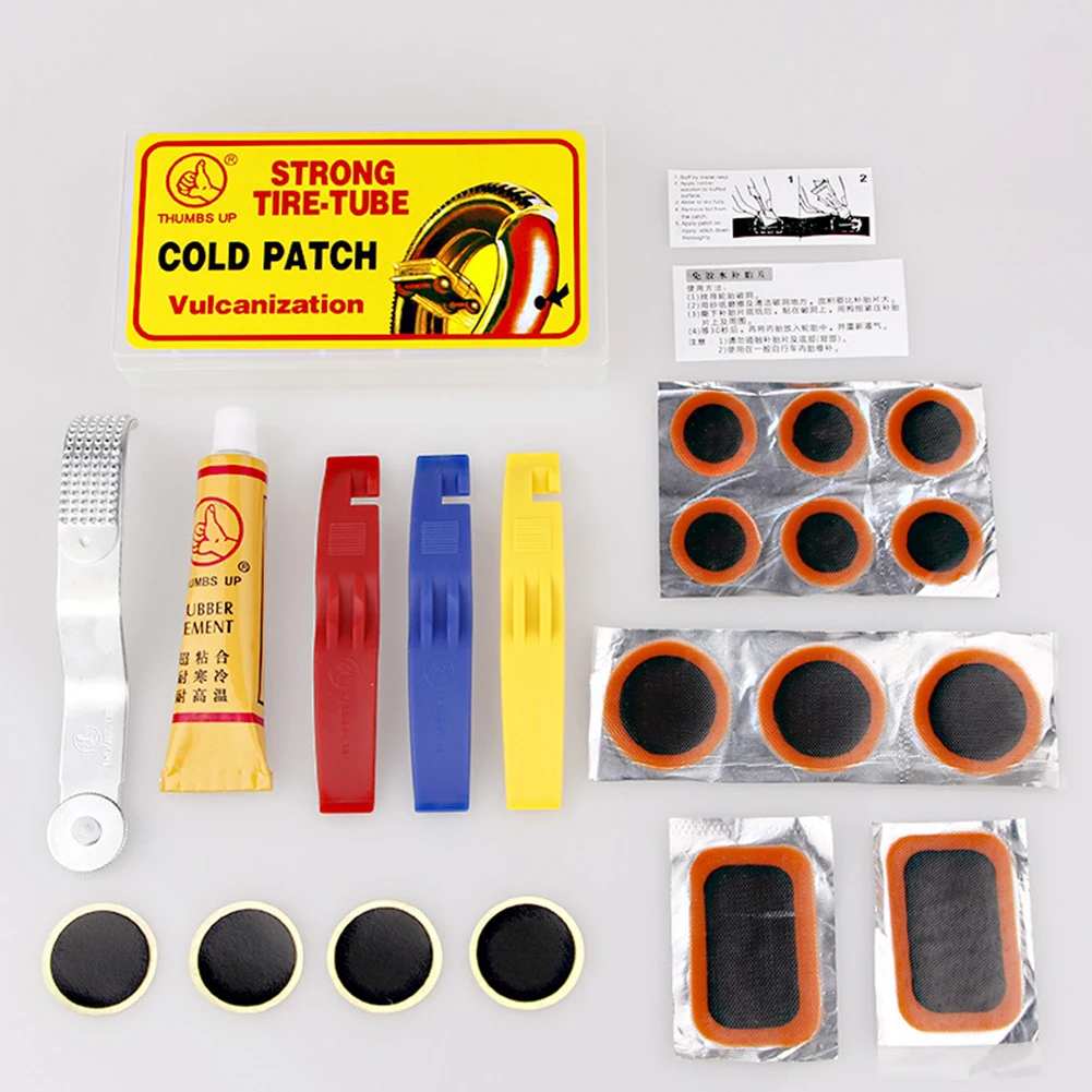 MTB Bike Bicycle Flat Tire Repair Kit Tool Set Kit Patch Rubber Portable Fetal Best Quality Mountain Bike Accessories ciclismo
MTB Bike Bicycle Flat Tire Repair Kit Tool Set Kit Patch Rubber Portable Fetal Best Quality Mountain Bike Accessories ciclismo