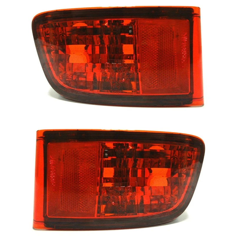 

for Toyota Land Cruiser Prado 120 Tail Lamp 2002-2009 Rear Bumper Reflectors Lights No Bulb Rear Light Tail Light Shell