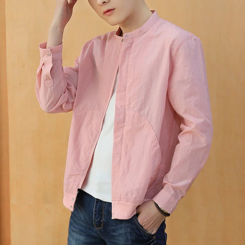 2021 New Fashion Solid Summer Men Sunscreen Jackets Casual Outwear Breathable Sportswear Coats Male Slim Fit Clothing W171
2021 New Fashion Solid Summer Men Sunscreen Jackets Casual Outwear Breathable Sportswear Coats Male Slim Fit Clothing W171