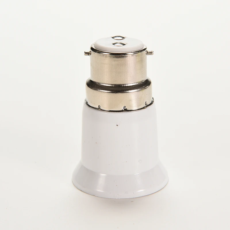 1Pcs B22 to E27 Base LED Light Lamp Bulb Fireproof Holder Adapter Converter Socket Change
1Pcs B22 to E27 Base LED Light Lamp Bulb Fireproof Holder Adapter Converter Socket Change