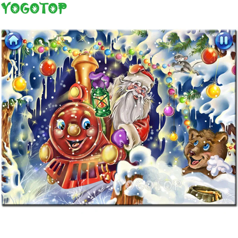 Diamond Embroidery Sale Train Rhinestone Picture 5D Diy Diamond Painting Santa Claus Mosaic Cartoon Christmas Decor YY4701
Diamond Embroidery Sale Train Rhinestone Picture 5D Diy Diamond Painting Santa Claus Mosaic Cartoon Christmas Decor YY4701