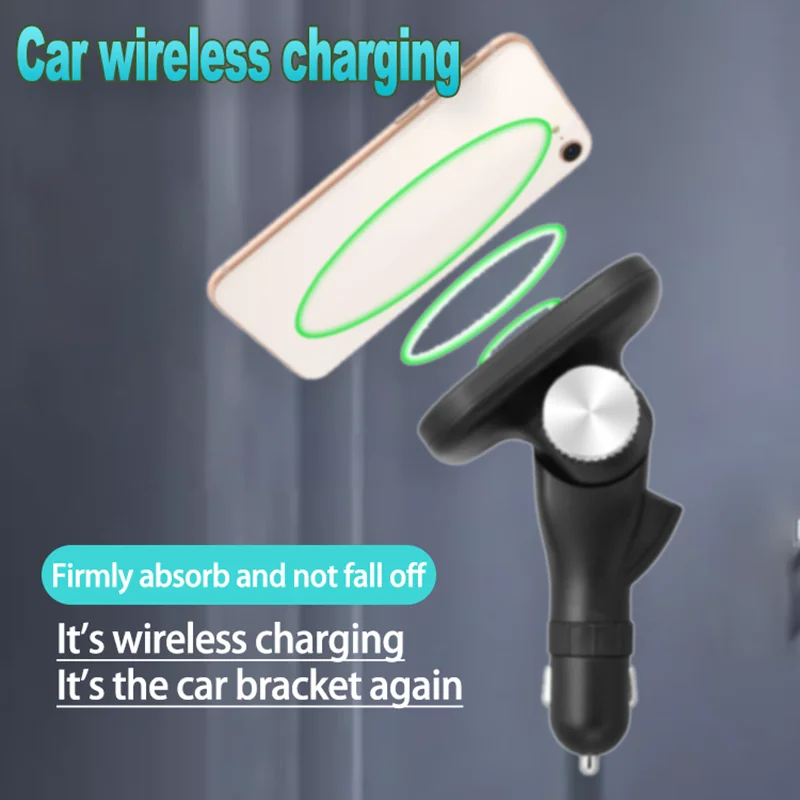 Car Wireless Charger is Suitable For iphone12 QI Magnetic Wireless Charging Car holder 360 Degree Rotating Car Cigarette Lighter
Car Wireless Charger is Suitable For iphone12 QI Magnetic Wireless Charging Car holder 360 Degree Rotating Car Cigarette Lighter