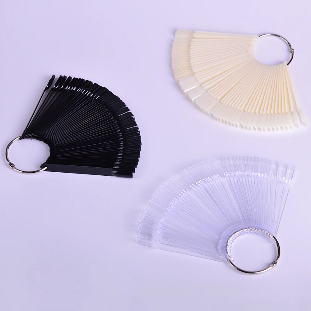 50PCS Black/Natural/Transparent Nail Art Practice Display Tools False Nail Tips Fan Shape Polish UV Gel Showing Tools
50PCS Black/Natural/Transparent Nail Art Practice Display Tools False Nail Tips Fan Shape Polish UV Gel Showing Tools