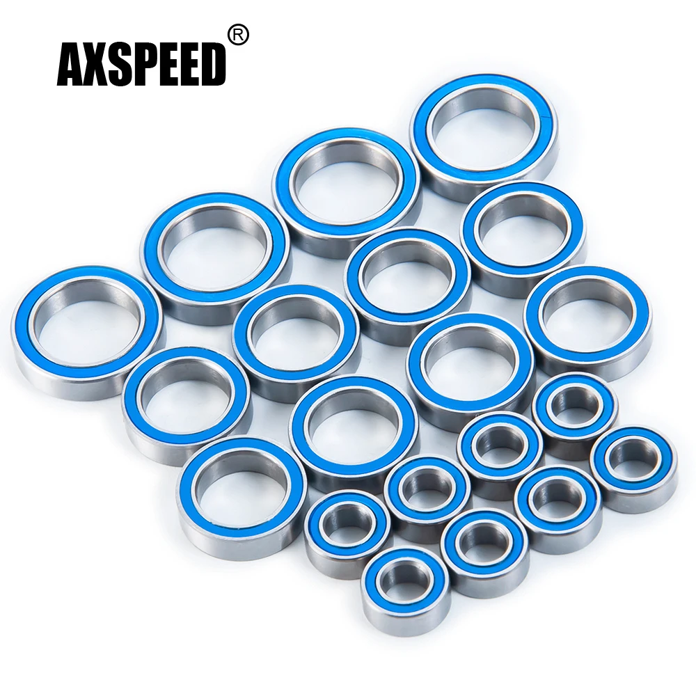 AXSPEED 20Pcs Wheel Hub Sealed Bearing Kit for Redcat 1/10 Volcano 1/10 RC Crawler Car Truck Model Accessories Upgrade Parts
AXSPEED 20Pcs Wheel Hub Sealed Bearing Kit for Redcat 1/10 Volcano 1/10 RC Crawler Car Truck Model Accessories Upgrade Parts