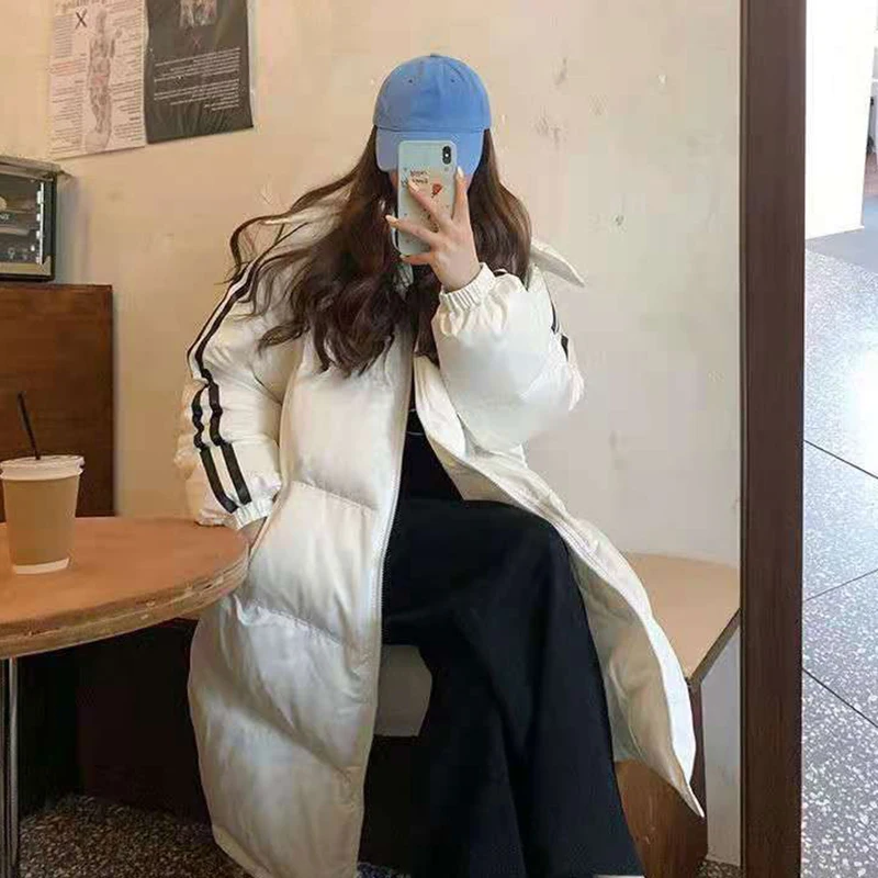 Sister Fara Winter Women Long Loose Hooded Down Jacket Coat Double Pocket Warm Coat Female Stand-up Collar Cotton Down Parka
Sister Fara Winter Women Long Loose Hooded Down Jacket Coat Double Pocket Warm Coat Female Stand-up Collar Cotton Down Parka