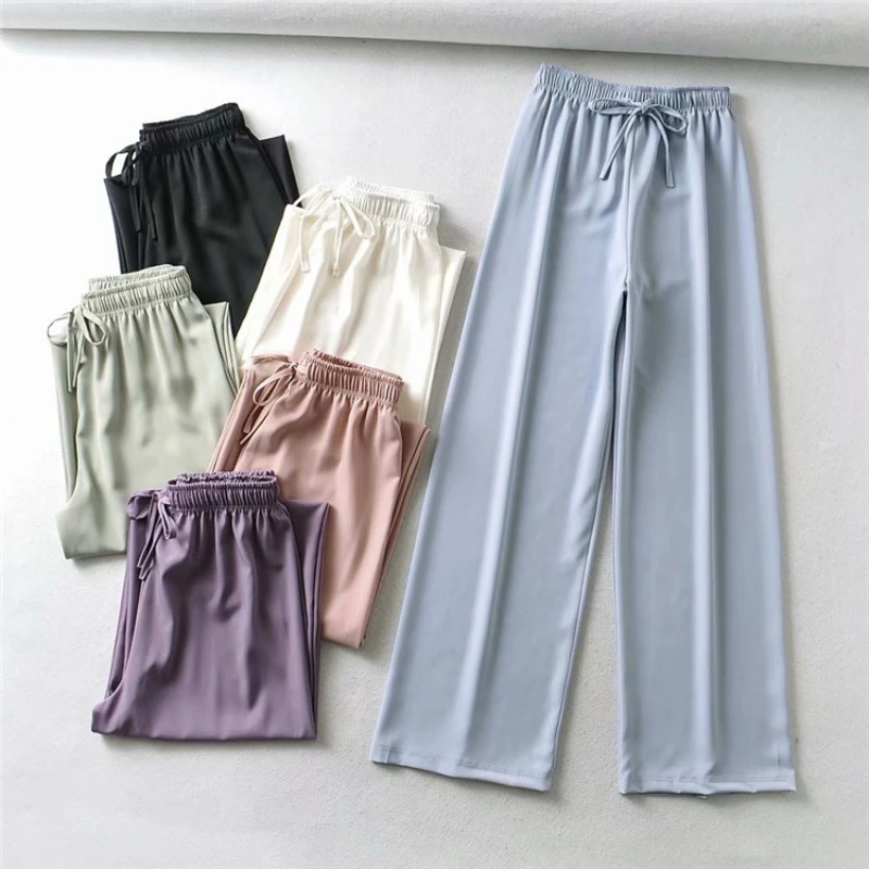 2021 Fashion Women Summer Cool Wide Leg Pants Trousers Pockets Buttons Office Lady Pants Korean Style COTTON Wide Leg
2021 Fashion Women Summer Cool Wide Leg Pants Trousers Pockets Buttons Office Lady Pants Korean Style COTTON Wide Leg