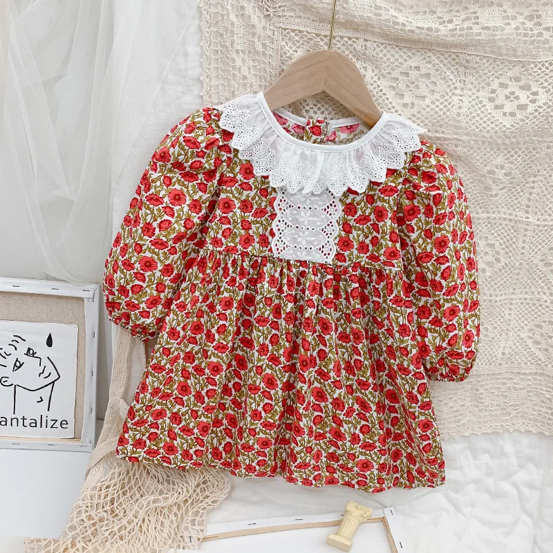 2021 Girls Autumn Flower Dress Round Neck Long Sleeve Dress Kids Clothing Princess Dress Girl Wholesale Clothing
2021 Girls Autumn Flower Dress Round Neck Long Sleeve Dress Kids Clothing Princess Dress Girl Wholesale Clothing