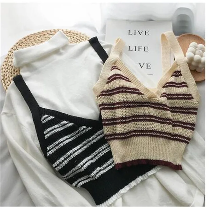 Women Corset Tops 2020 Sexy Knitted V-neck Brace Short Sleeveless Vest for Women Tank Camis Crop Top for Women
Women Corset Tops 2020 Sexy Knitted V-neck Brace Short Sleeveless Vest for Women Tank Camis Crop Top for Women