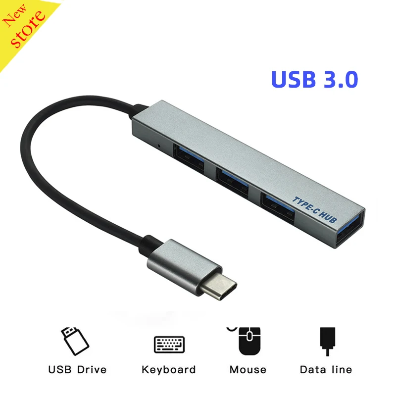 Type C To USB Adapter OTG HUB 4 Ports For Samsung Lenovo Xiaomi Macbook Pro 13 15 Air Pro PC For HUAWEI Phone Accessories
Type C To USB Adapter OTG HUB 4 Ports For Samsung Lenovo Xiaomi Macbook Pro 13 15 Air Pro PC For HUAWEI Phone Accessories