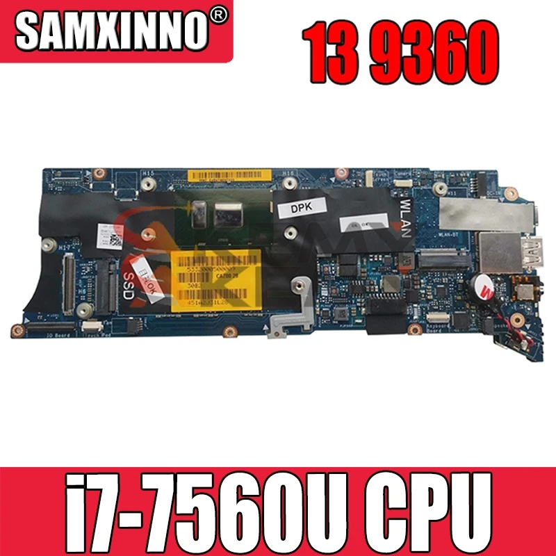 Новый для Dell XPS 13 9360 материнская плата портативного компьютера с i7-7560U 9RYR9 09RYR9 CN-09RYR9 CAZ00 LA-D841P 100% полностью протестирована ok
Новый для Dell XPS 13 9360 материнская плата портативного компьютера с i7-7560U 9RYR9 09RYR9 CN-09RYR9 CAZ00 LA-D841P 100% полностью протестирована ok