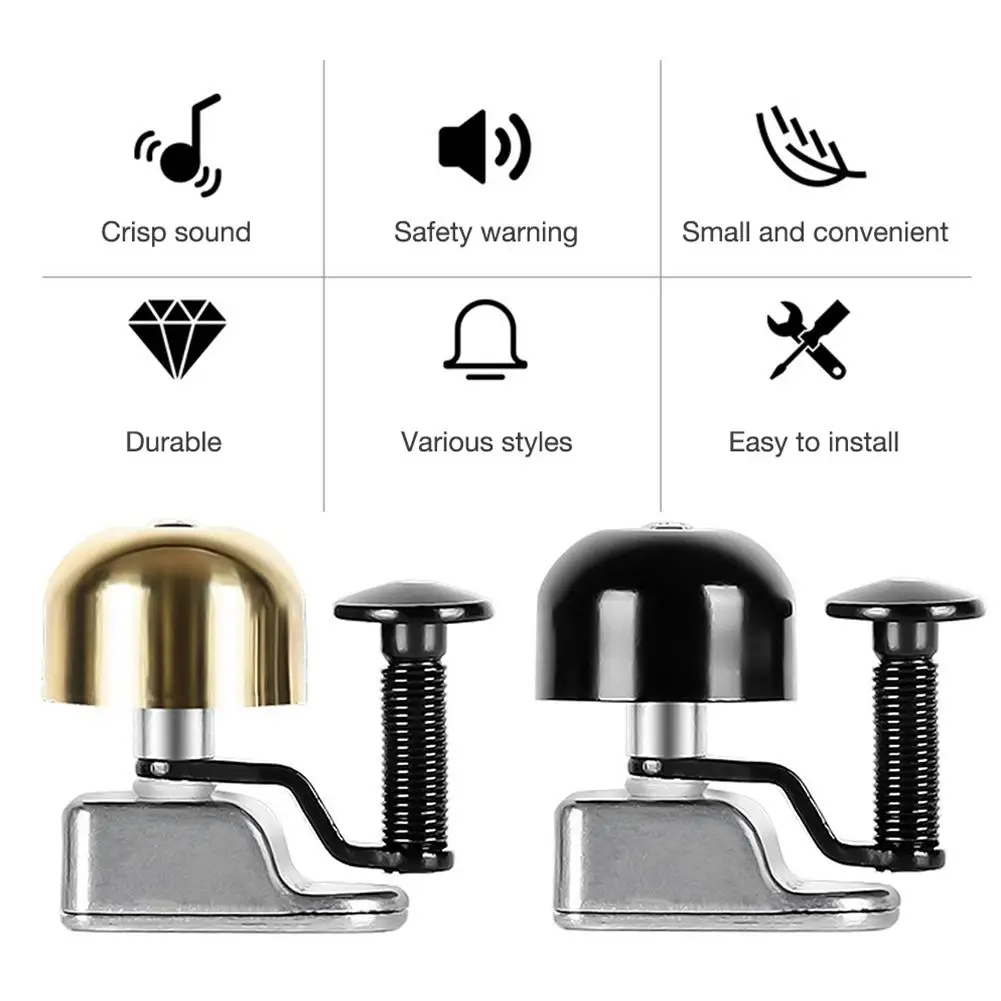 Metal Bicycle Bike Cycling Handlebar Bell Mountain Road Bike Horn Sound Alarm Ring Safety Cycling Ring Bicycle Bike Accessories 
Metal Bicycle Bike Cycling Handlebar Bell Mountain Road Bike Horn Sound Alarm Ring Safety Cycling Ring Bicycle Bike Accessories