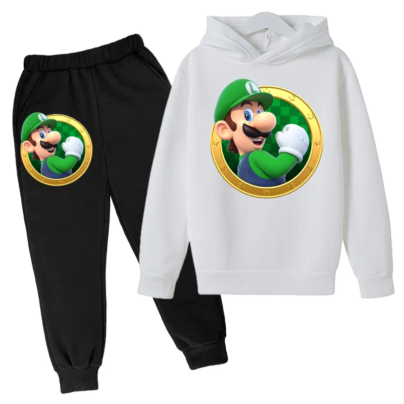 Mario For Kids Holiday Gift Movement Hoodie Suit Cotton Top+Pant 2P Children Clothing Spring Autumn Keep Warm Girls Boys Clothes
Mario For Kids Holiday Gift Movement Hoodie Suit Cotton Top+Pant 2P Children Clothing Spring Autumn Keep Warm Girls Boys Clothes