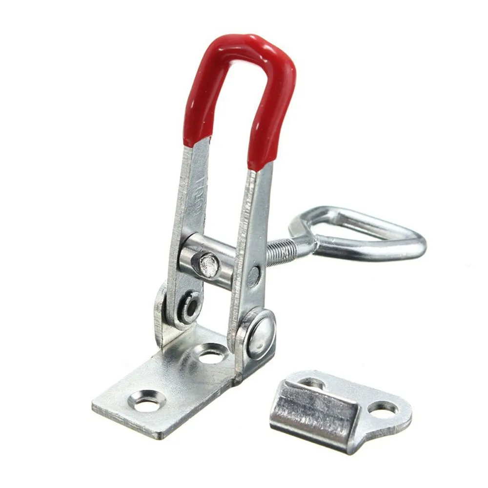 Quick-Release Toggle Clamp Set Bar Hand Capacity Clip Durable Hand Tool 100Kg/220 Lbs Horizontal Metal Latch Handle
Quick-Release Toggle Clamp Set Bar Hand Capacity Clip Durable Hand Tool 100Kg/220 Lbs Horizontal Metal Latch Handle