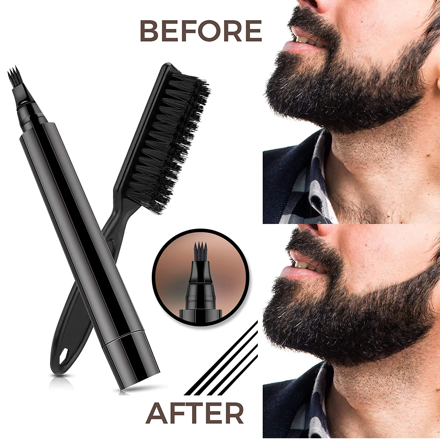 Men Beard Growth Pen Facial Hair Moustache Repair Shape Regrowth Pen Beard Enhancer Nourish Shaping Anti Hair Loss Styling Kit
Men Beard Growth Pen Facial Hair Moustache Repair Shape Regrowth Pen Beard Enhancer Nourish Shaping Anti Hair Loss Styling Kit