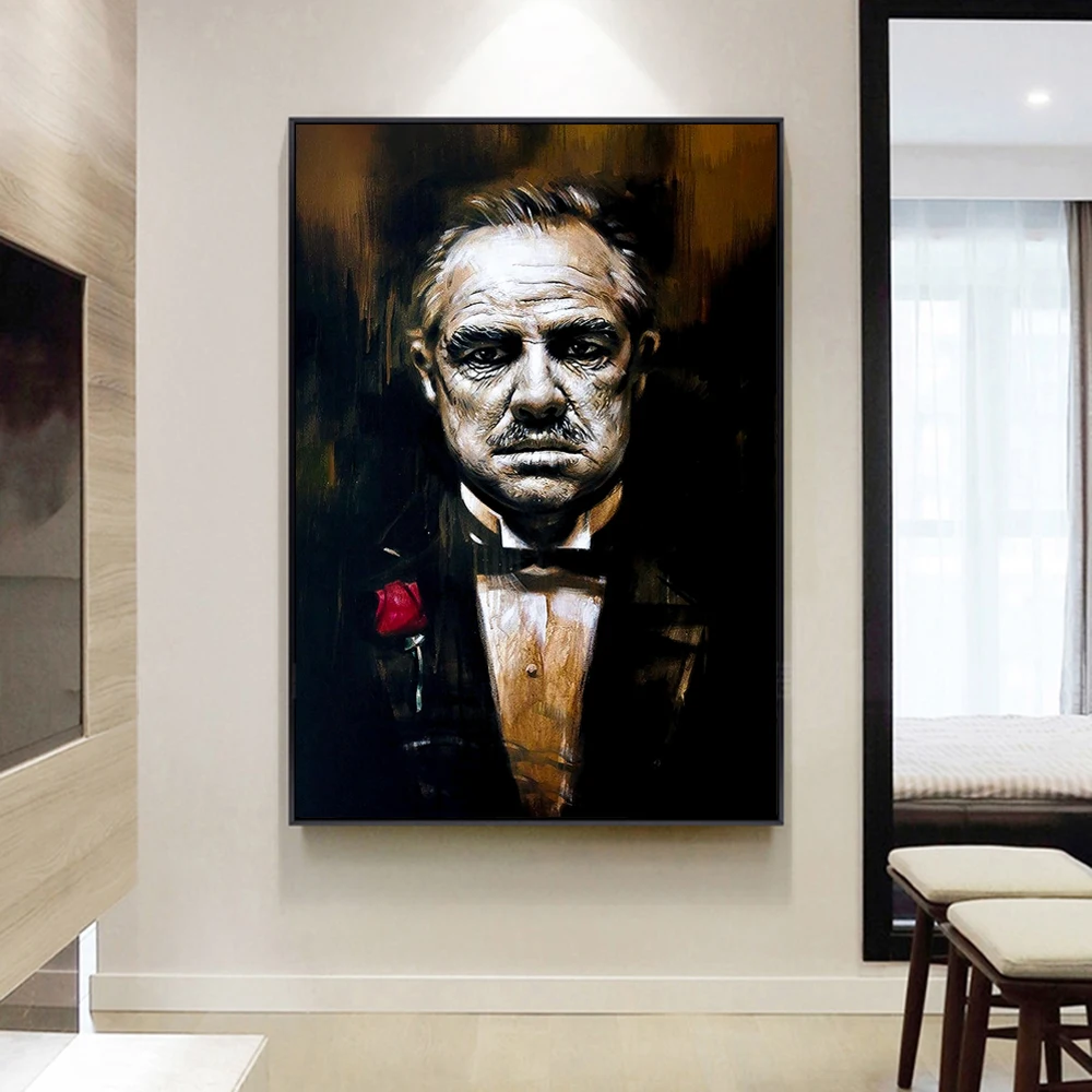 Godfather Modern Canvas Art Posters and Prints Godfather Abstract Canvas Paintings on the Wall Nordic Art Pictures Home Decor
Godfather Modern Canvas Art Posters and Prints Godfather Abstract Canvas Paintings on the Wall Nordic Art Pictures Home Decor