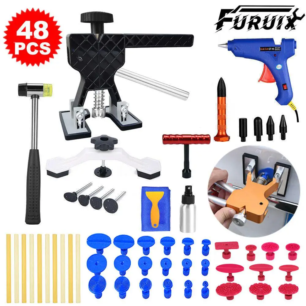 48x Auto Car Board Repair Paintless Dent Puller Lifter Glue Gun Hail Removal Kit
48x Auto Car Board Repair Paintless Dent Puller Lifter Glue Gun Hail Removal Kit