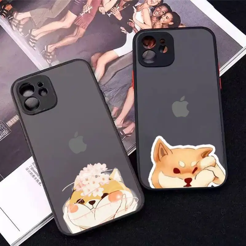 Cartoon Shiba Inu Dog Puppy Phone Case For iphone 12 11 Pro Max X XS Max XR 7 8 Plus 12mini Translucent Cover
Cartoon Shiba Inu Dog Puppy Phone Case For iphone 12 11 Pro Max X XS Max XR 7 8 Plus 12mini Translucent Cover