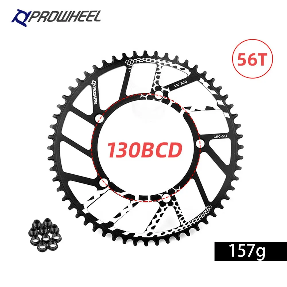 Полые легкие передние звездочки Prowheel 130bcd 56 60T узкие и широкие для складных
