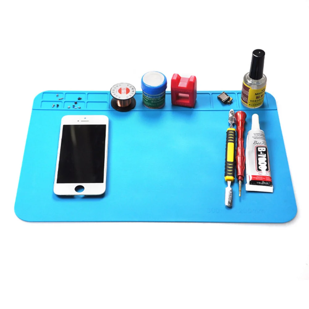 1Pc Electronic Maintenance Mat Equipment Maintenance Silicone Plate Multiple Parts Placed Waterproof And Heat Insulation Mat
1Pc Electronic Maintenance Mat Equipment Maintenance Silicone Plate Multiple Parts Placed Waterproof And Heat Insulation Mat