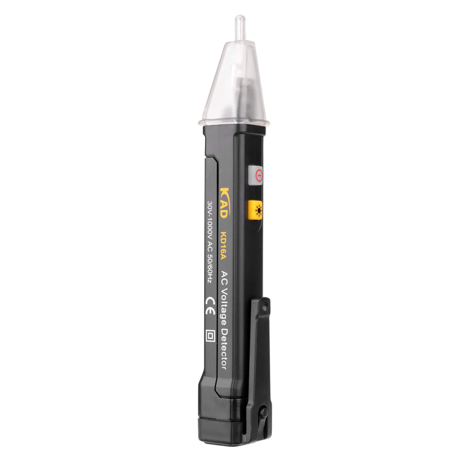 AC Voltage Detector Non-contact Convenient Voltage Tester Detects AC voltage from 30V to 1000V with audible&visual indication
AC Voltage Detector Non-contact Convenient Voltage Tester Detects AC voltage from 30V to 1000V with audible&visual indication