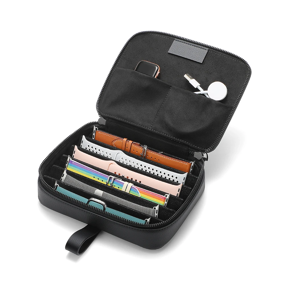 Storage Bag Watch Band Genuine Leather Zipper Bag Organizer Data Cable Storage Box Universal For Apple Samsung Huawei Watchbands
Storage Bag Watch Band Genuine Leather Zipper Bag Organizer Data Cable Storage Box Universal For Apple Samsung Huawei Watchbands