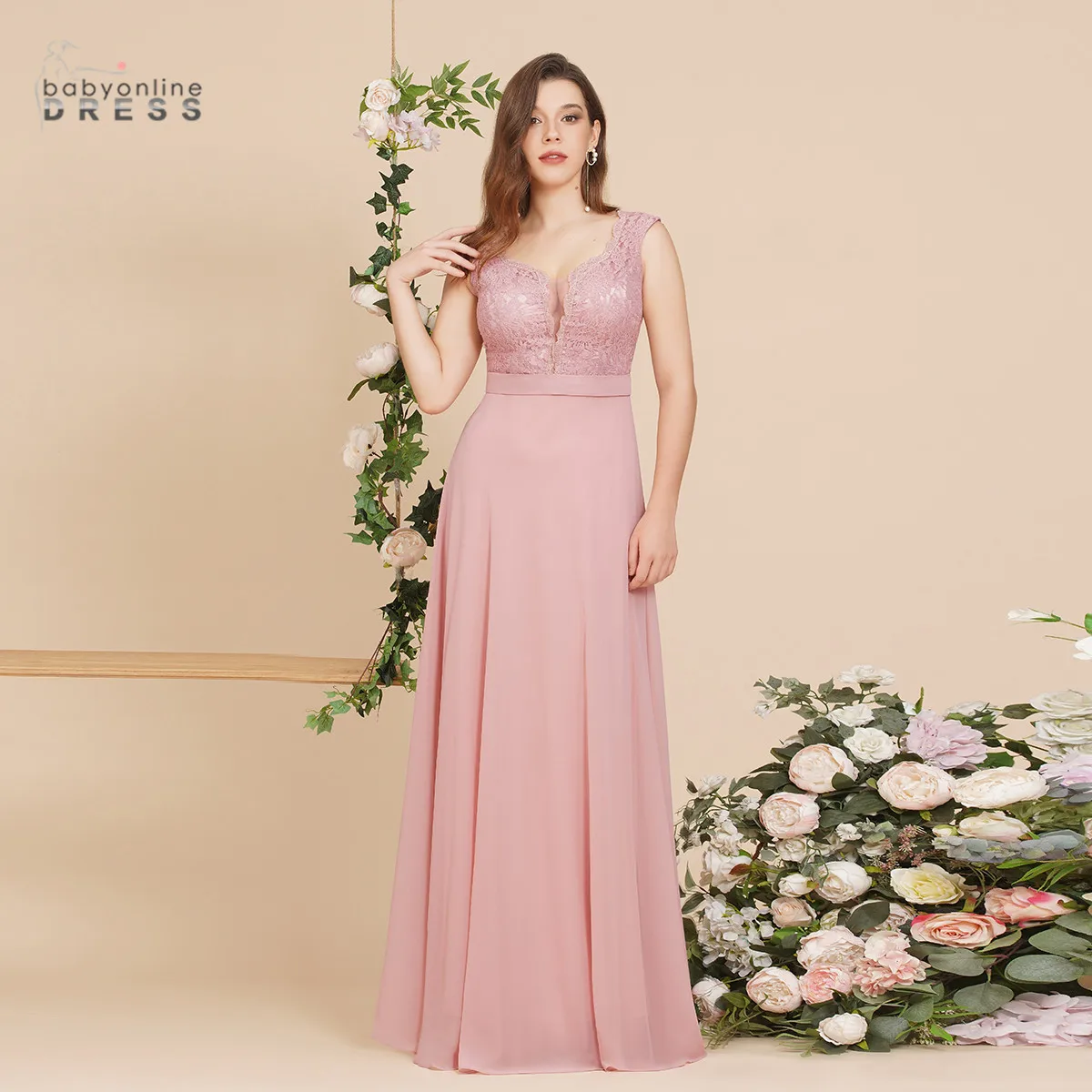 Long Prom Dresses 2022 Scoop Neck Lace Appliques A-Line Chiffon Formal Party Dresses Elegant Evening Gown robe de soirée femme
Long Prom Dresses 2022 Scoop Neck Lace Appliques A-Line Chiffon Formal Party Dresses Elegant Evening Gown robe de soirée femme