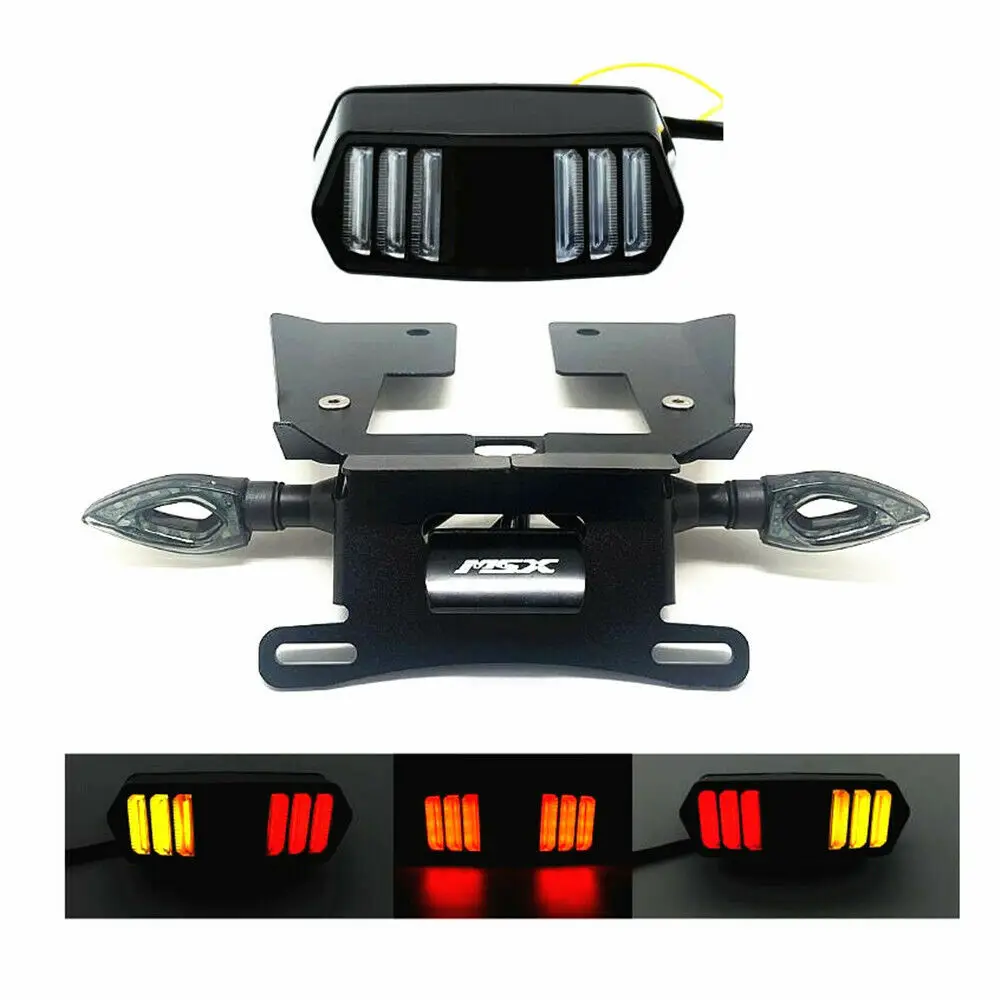 Rear Fender Eliminator LED Tail Light Turn Signals For HONDA MSX Grom 125 MSX125 SF 2016-2019
Rear Fender Eliminator LED Tail Light Turn Signals For HONDA MSX Grom 125 MSX125 SF 2016-2019