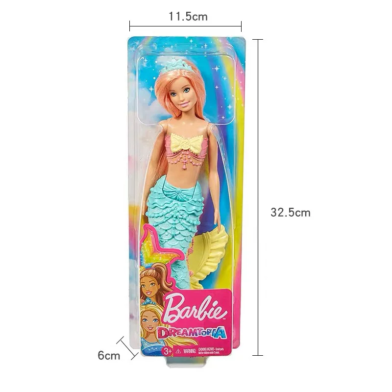 Original Brand Mermaid Barbie Doll Rainbow Lights The Girls Toys For Chilren A Birthday Present Gift Boneca baby princess dolls
Original Brand Mermaid Barbie Doll Rainbow Lights The Girls Toys For Chilren A Birthday Present Gift Boneca baby princess dolls