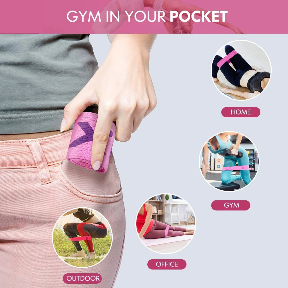 5 Resistance Levels Exercise Resistance Fabric Loop Bands Set Non-Slip Workout Hip Training Band Fitness Equipment for Home Gym
5 Resistance Levels Exercise Resistance Fabric Loop Bands Set Non-Slip Workout Hip Training Band Fitness Equipment for Home Gym