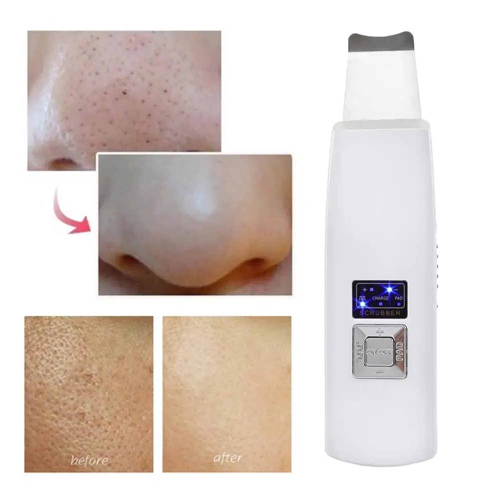 Skin Care Blackhead Whitening Blackhead Removal Equipment Black Head Cleaner USB Charging White Ultrasound Skin Scrubber
Skin Care Blackhead Whitening Blackhead Removal Equipment Black Head Cleaner USB Charging White Ultrasound Skin Scrubber