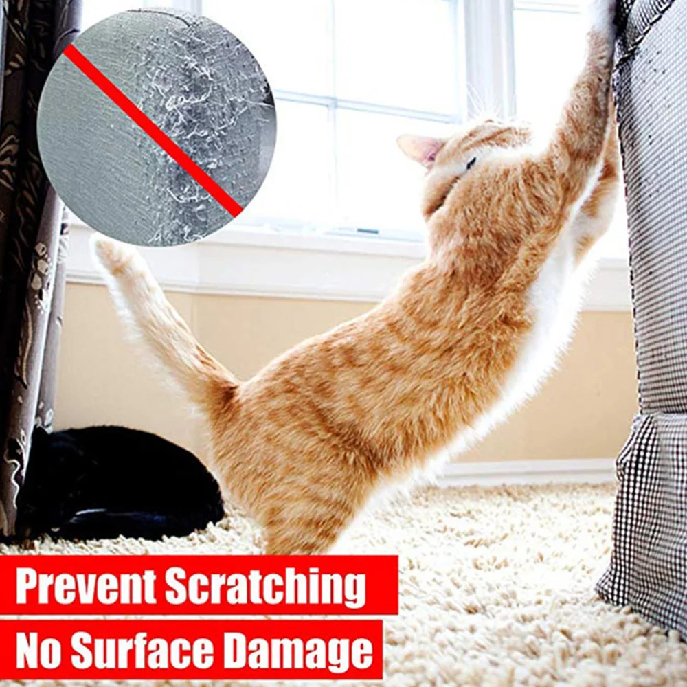 Pet Protective Tape Claw Sheld Prevent Scratching Tape Sofa Guards Bed Protector for Wood Table Sofa Bedroom Size White
Pet Protective Tape Claw Sheld Prevent Scratching Tape Sofa Guards Bed Protector for Wood Table Sofa Bedroom Size White