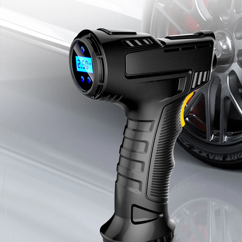120W Rechargeable Air Compressor Wireless Inflatable Pump Portable Air Pump Digital Car Automatic Tire Inflator Equipment
120W Rechargeable Air Compressor Wireless Inflatable Pump Portable Air Pump Digital Car Automatic Tire Inflator Equipment