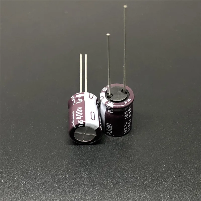 10pcs/100pcs 1uF 400V NICHICON PJ Series 10x13mm 400V1uF Low Impedance Long Life Aluminum Electrolytic capacitor
10pcs/100pcs 1uF 400V NICHICON PJ Series 10x13mm 400V1uF Low Impedance Long Life Aluminum Electrolytic capacitor