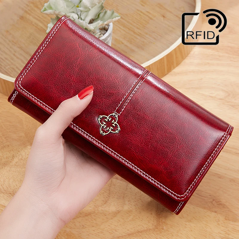 Vintage Oil Clutch Wallet Wax PU Leather Women Coin Purse Clamp Bag Card Holder Wallet Handbag Handy Passport for Phone Fashion
Vintage Oil Clutch Wallet Wax PU Leather Women Coin Purse Clamp Bag Card Holder Wallet Handbag Handy Passport for Phone Fashion