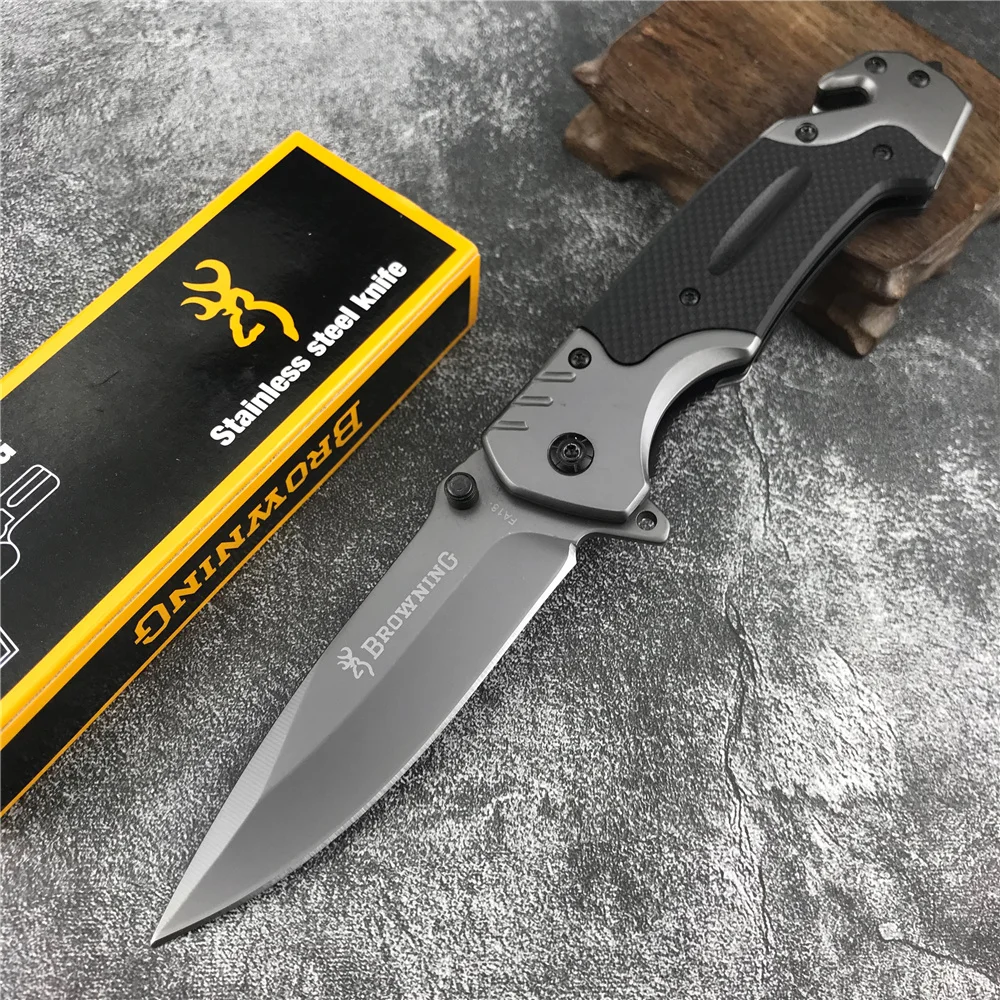 Складной нож Browning FA18 1 Мультитул с рукояткой G10 для кемпинга и охоты самообороны