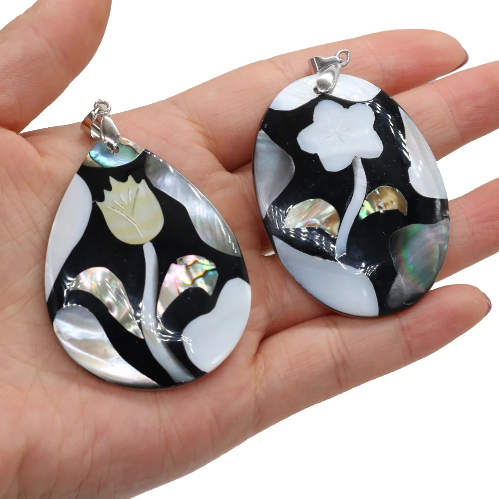 Natural Shell Pendants Drop shape Mother of Pearl Abalone Shell Exquisite charms For jewelry making DIY Necklace accessories
Natural Shell Pendants Drop shape Mother of Pearl Abalone Shell Exquisite charms For jewelry making DIY Necklace accessories