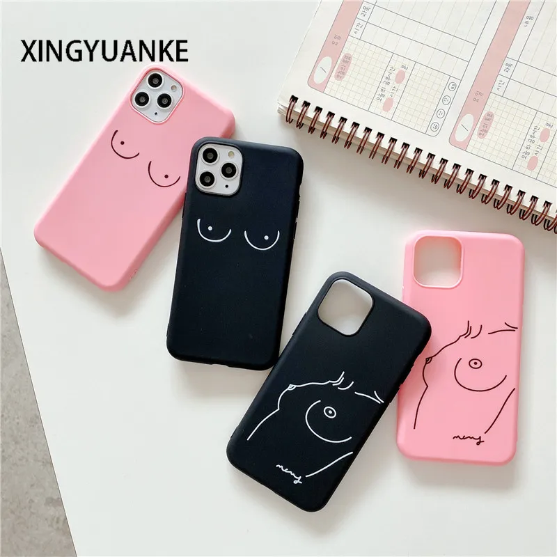 

Sexy Chest Lines Phone Case For Xiaomi Mi Note 10 Lite 11 10T 9T Pro 9 SE 8 A3 A2 Lite Play 10i 11i A1 6X Silicone Soft Cover