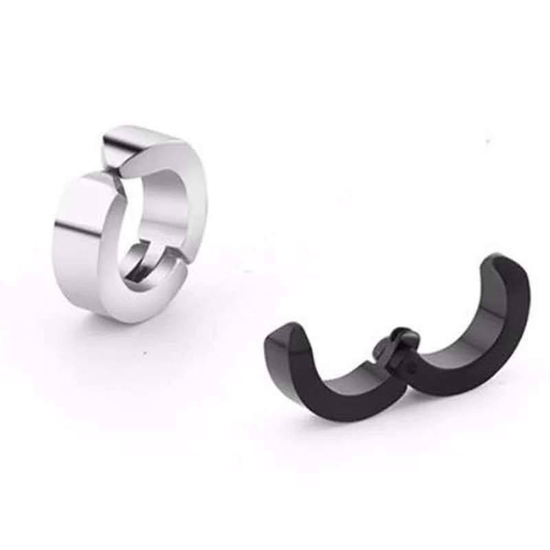 Korean New Fashion Round Ear Clip Stainless Steel Simple Hoop Earrings 2021 Trend Unisex Couple Models
Korean New Fashion Round Ear Clip Stainless Steel Simple Hoop Earrings 2021 Trend Unisex Couple Models