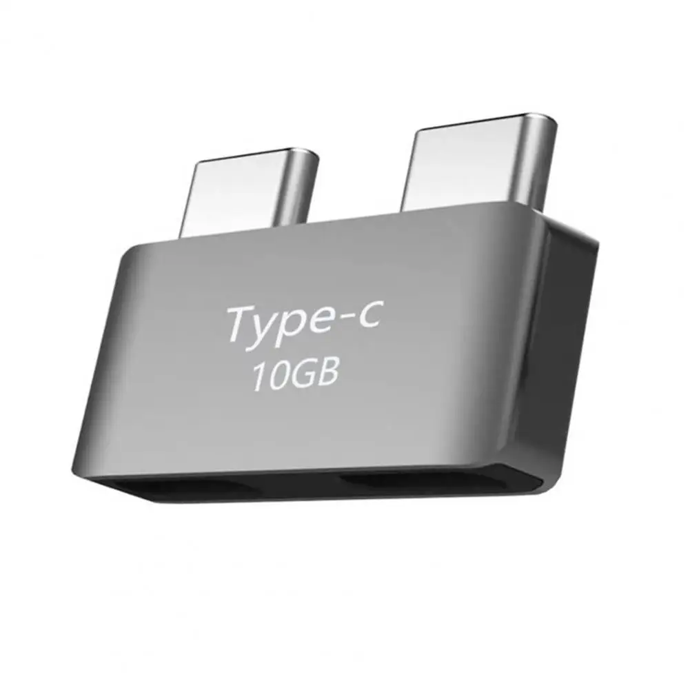 Type-C Extension Adapter High Strength High Speed Aluminium Alloy Male to Female Dual USB-C Adapter for MacBook Pro/Air
Type-C Extension Adapter High Strength High Speed Aluminium Alloy Male to Female Dual USB-C Adapter for MacBook Pro/Air