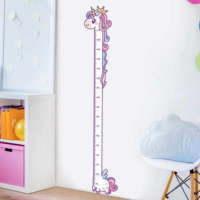 Unicorn Height measurement sticker Wall Stickers for Girls room Kids room Removable Vinyl Wall Decals Self-adhesive Wall Murals
Unicorn Height measurement sticker Wall Stickers for Girls room Kids room Removable Vinyl Wall Decals Self-adhesive Wall Murals
