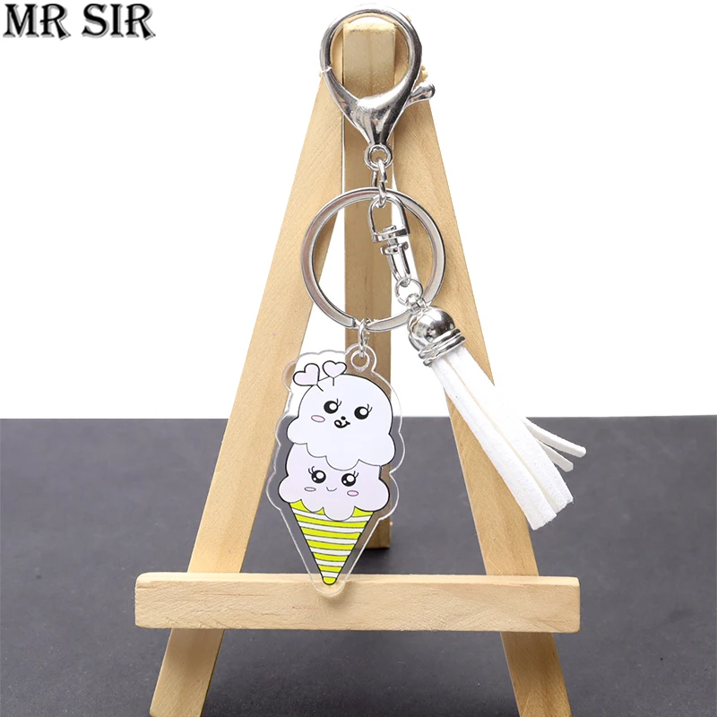 Ice Cream Cartoon Keychain Acrylic Cat Dog Kitten Puppy Cone Kawaii Keyring Animal Cute Key Chains Tassel Pendent Charm for Bags 
Ice Cream Cartoon Keychain Acrylic Cat Dog Kitten Puppy Cone Kawaii Keyring Animal Cute Key Chains Tassel Pendent Charm for Bags