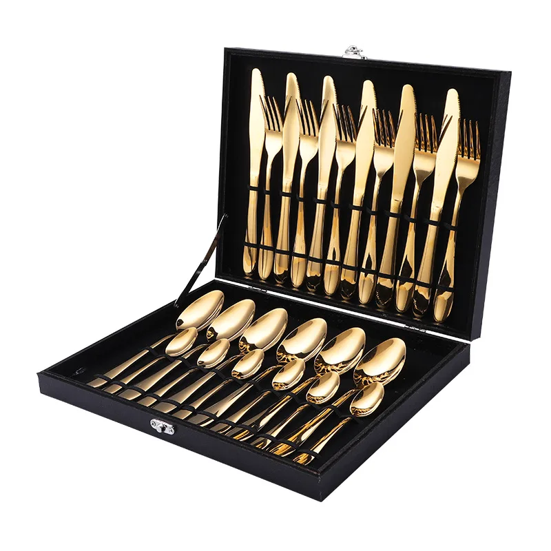 Steak Cutlery Set Stainless Steel Western Tableware Cutlery Hotel Business Gift High-end Gift Set
Steak Cutlery Set Stainless Steel Western Tableware Cutlery Hotel Business Gift High-end Gift Set