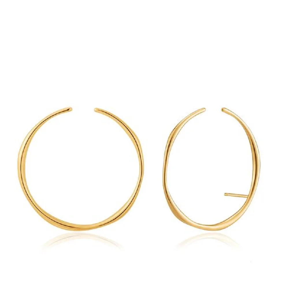 

MANI E PIEDI 1PC Gold Silver Copper Ear Cuff For Women Cartilage Fake Piercing Hoop Earring Clip Luxury Quality Designer Jewelry