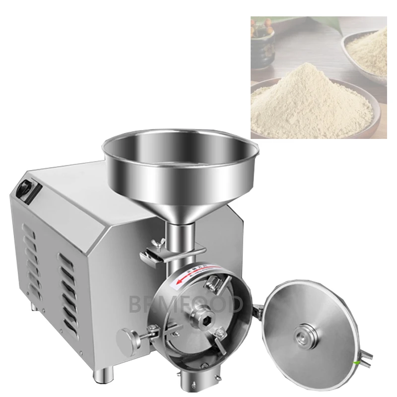 

Electric Superfine Herbal Mill Machine Stainless Steel Grain Grinder Commercial Grain Milling Beans Grinding Machine