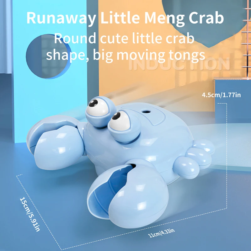 Wireless Gesture Sensor Toys Runaway Tortoise Crab Creative Electric Light Music Children's Toy Gift
Wireless Gesture Sensor Toys Runaway Tortoise Crab Creative Electric Light Music Children's Toy Gift
