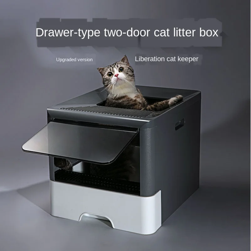 Pet supplies Cat Toilet square top in large cat litter basin fully enclosed drawer folding litter basin
Pet supplies Cat Toilet square top in large cat litter basin fully enclosed drawer folding litter basin