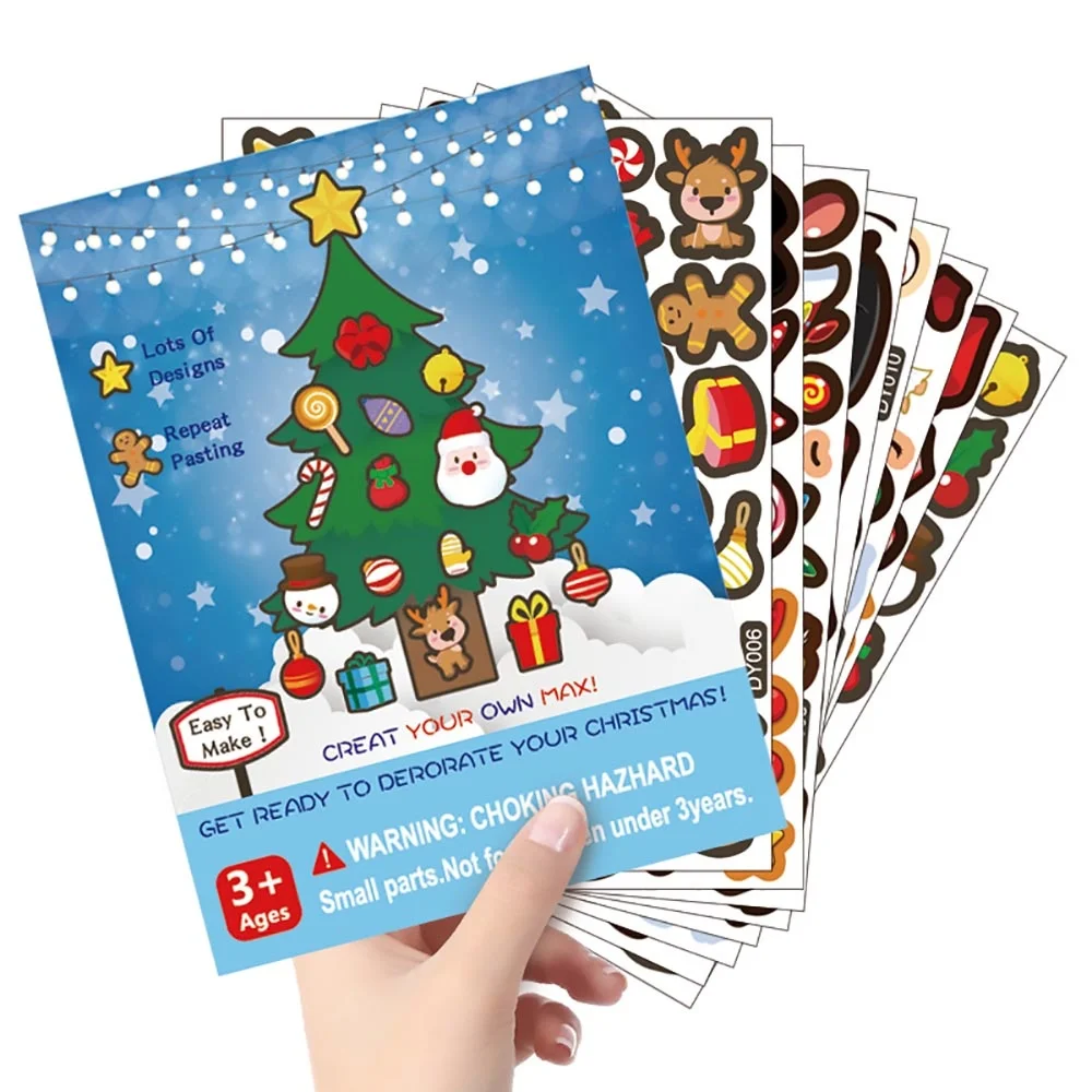 Christmas Santa Snowman Elk Tree Diy Stickers Christmas Decorations for Home Ornaments Xmas New Year Kids Gifts
Christmas Santa Snowman Elk Tree Diy Stickers Christmas Decorations for Home Ornaments Xmas New Year Kids Gifts
