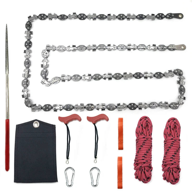 Chain Saw Kit Practical Portable Emergency Survival Gear Teeth Wire Kits Manual Garden Tools Outdoor Pocket Hand Tool Pouch
Chain Saw Kit Practical Portable Emergency Survival Gear Teeth Wire Kits Manual Garden Tools Outdoor Pocket Hand Tool Pouch
