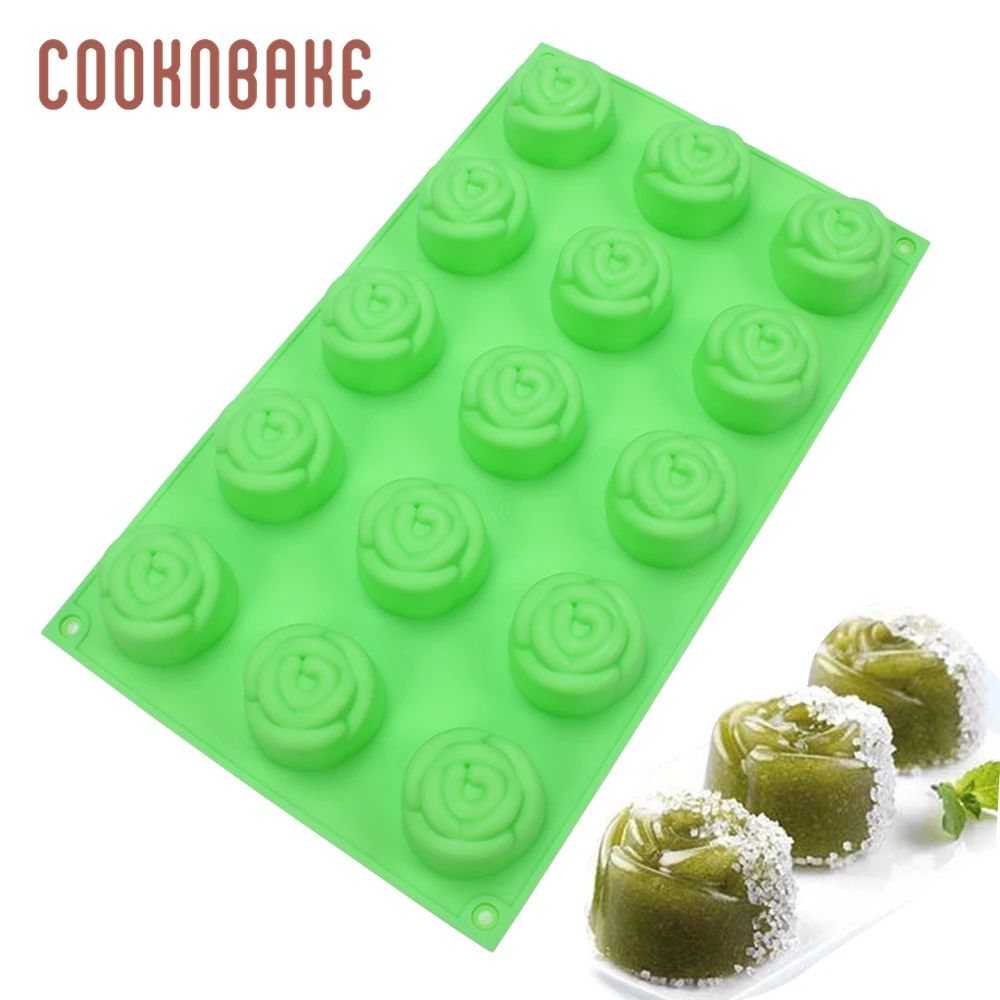 COOKNBAKE силиконовая форма для мыла ручной работы шоколадное желе 15 отверстий
