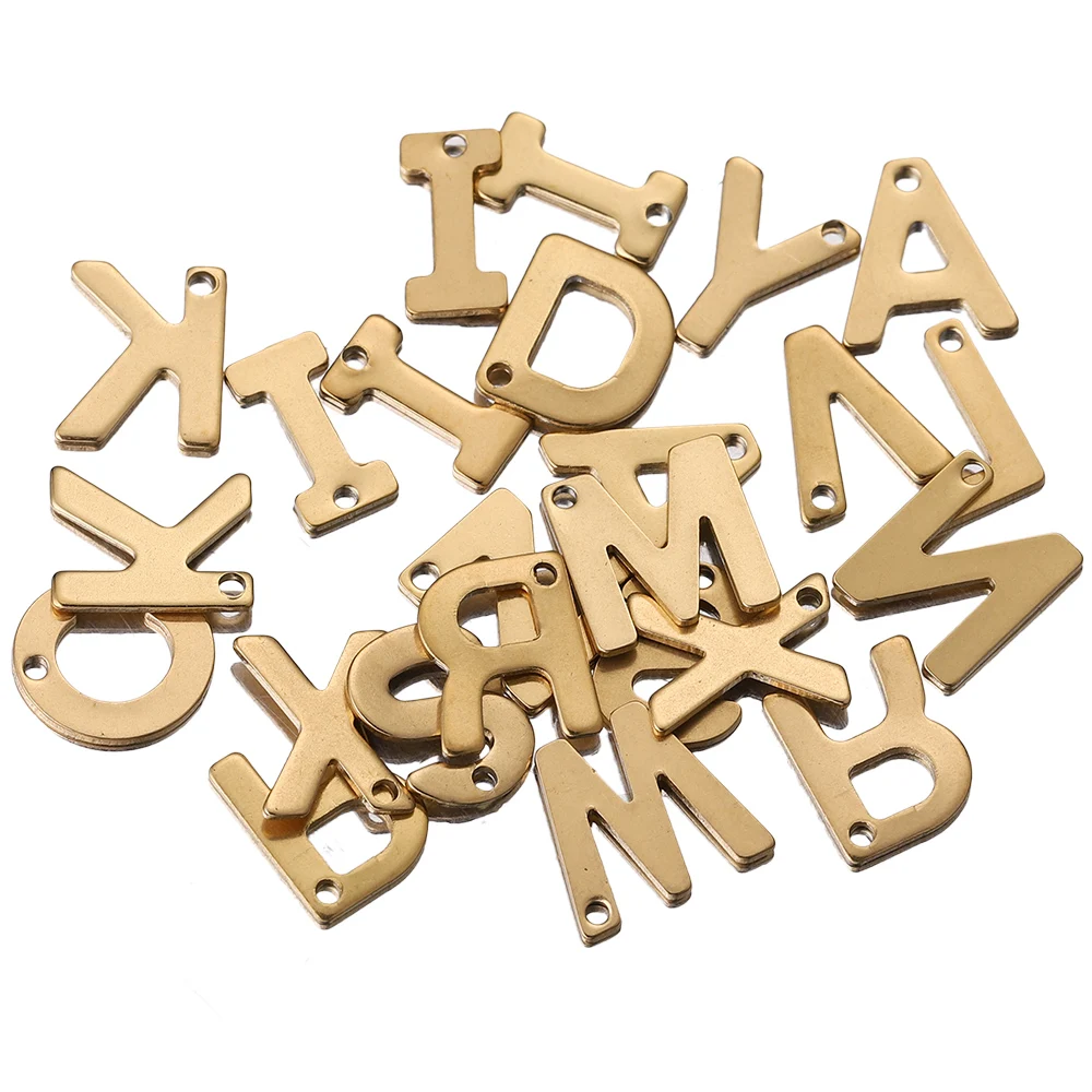 100pcs/lot MIX Stainless Steel A-Z 26 Letter Pendant Fit Bracelets Necklace DIY Metal Charms for Jewelry Making Bulk Wholesale
100pcs/lot MIX Stainless Steel A-Z 26 Letter Pendant Fit Bracelets Necklace DIY Metal Charms for Jewelry Making Bulk Wholesale